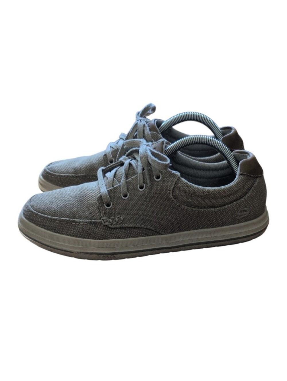 Skechers Tan Comfort Lace Up Sneakers Casual Walking Shoes Men’s 9